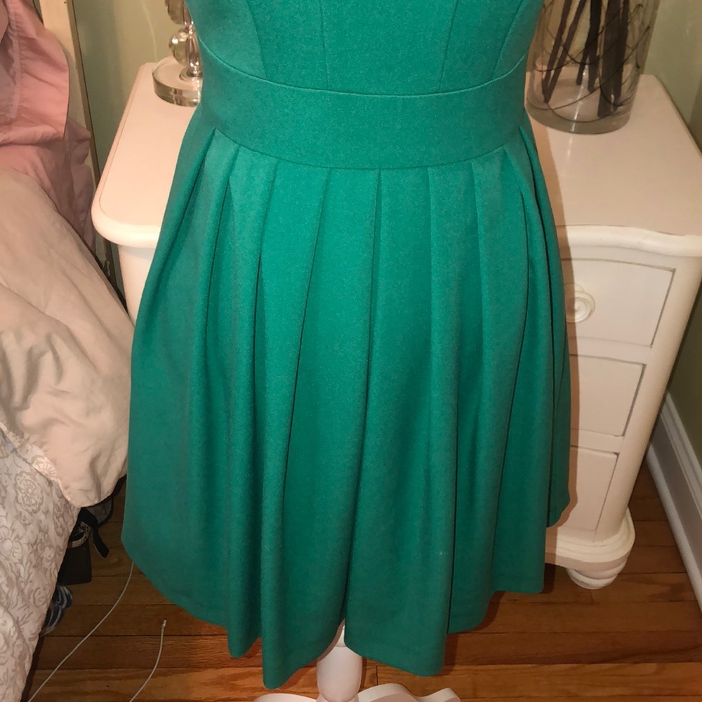 ASOS Green Sleeveless Dress Dear Creatures ModCloth unique vintage - Picture 5 of 11
